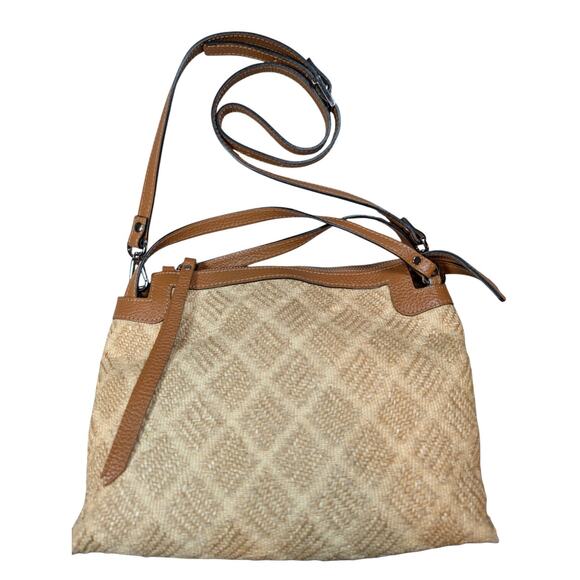 Ripani Genuine Leather Italian Handbag Rare Mint Removable Shoulder Strap - Picture 4 of 10